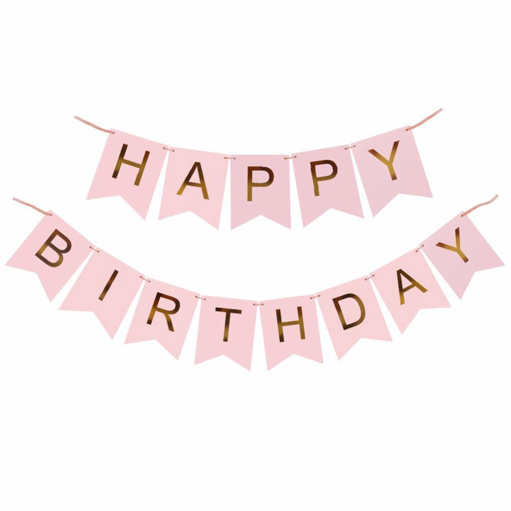Banderín Happy Birthday Rosa