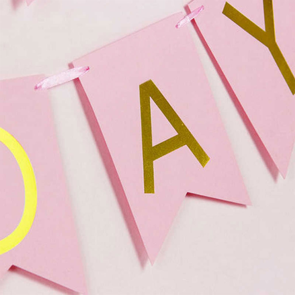 Banderín Happy Birthday Rosa