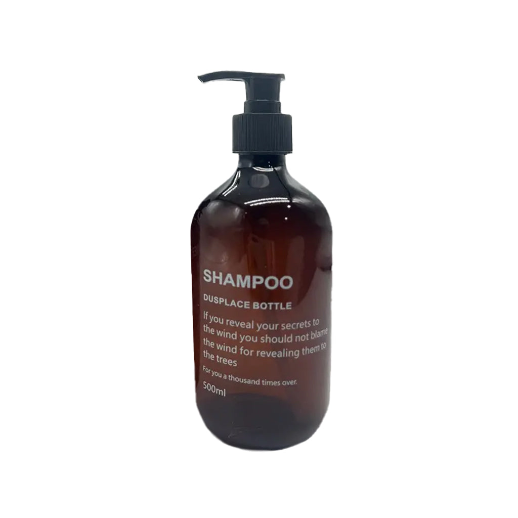 Frasco de Plastico Shampoo Ambar 500ML