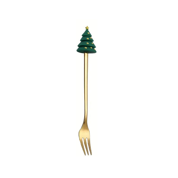 Tenedor Arbol Navidad 3D