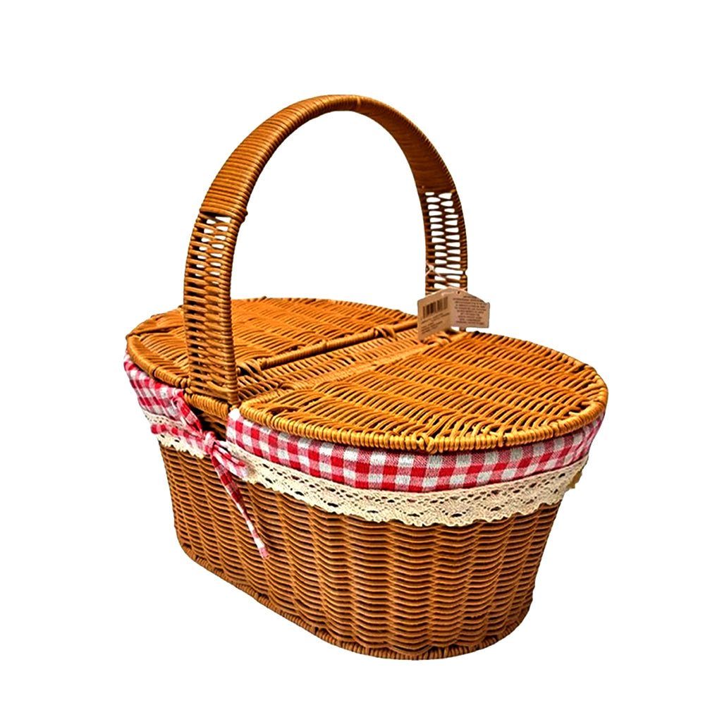 Cesta de Picnic Vintage Vichy