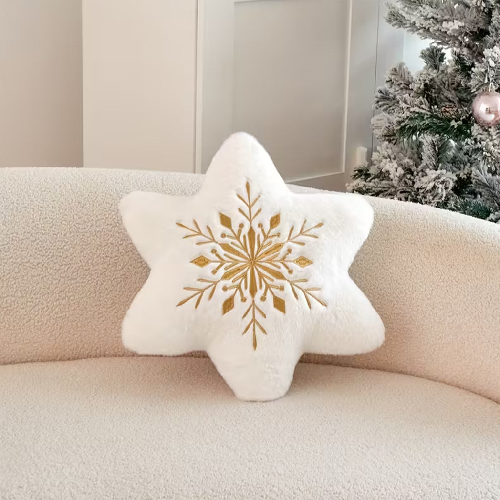 Cojin Forma Copo de Nieve