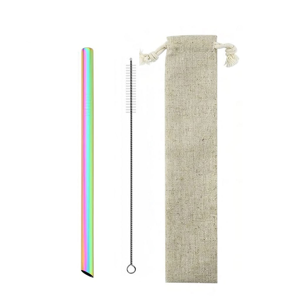 Eco-Straw de Acero XL Arcoiris