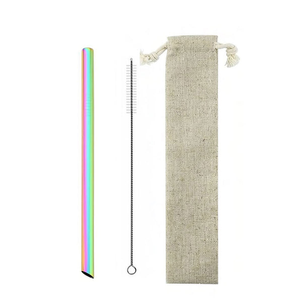 Eco-Straw de Acero XL Arcoiris