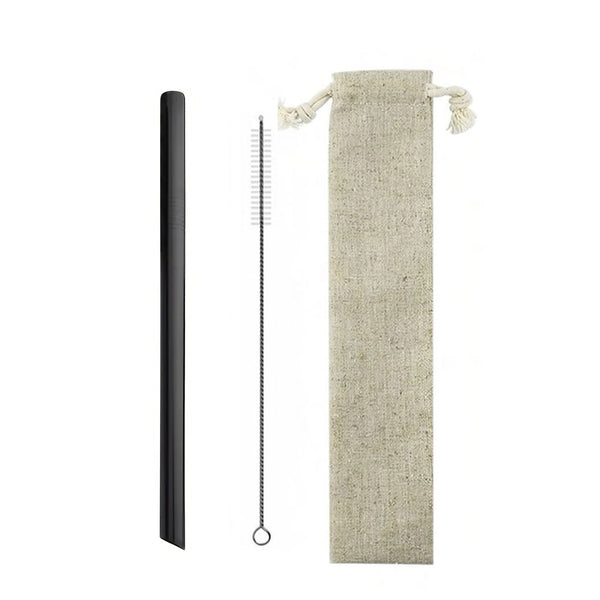 Eco-Straw de Acero XL Negro