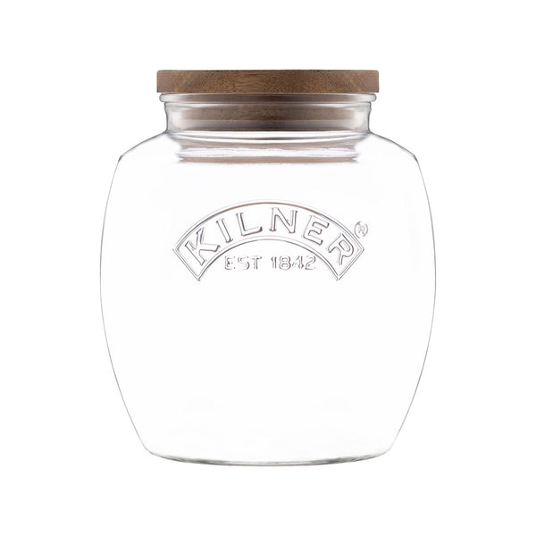 Frasco Universal Kilner 2Lt con Tapa de Madera