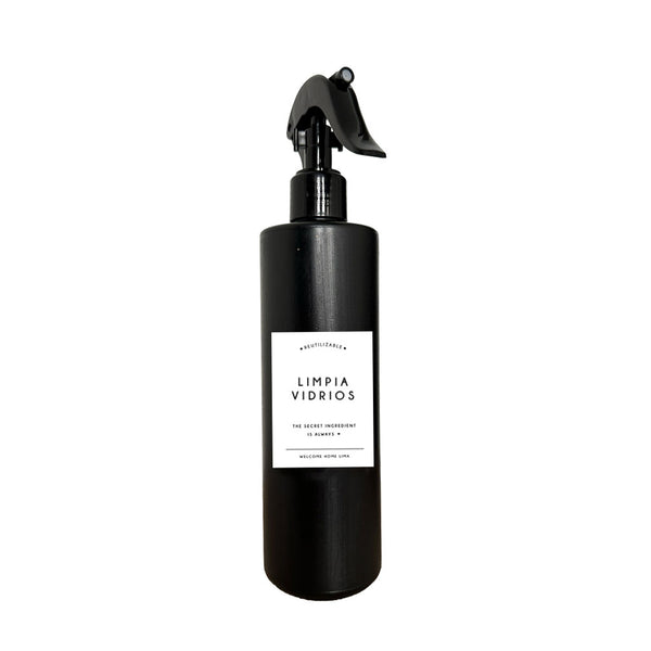 Frasco de Plastico Pulverizador Negro 480ml