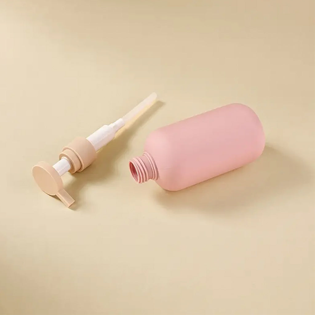 Frasco de Plastico Rosa con Dispensador 200ML