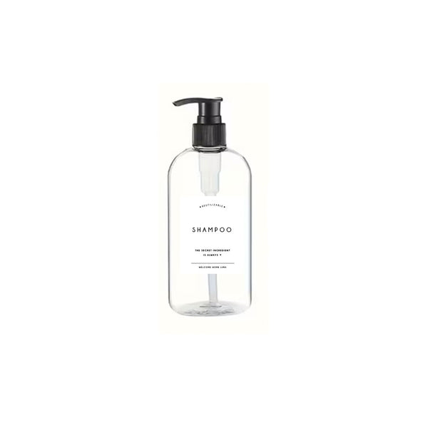 Frasco de Plastico Shampoo Dispensador Transparente 250ml