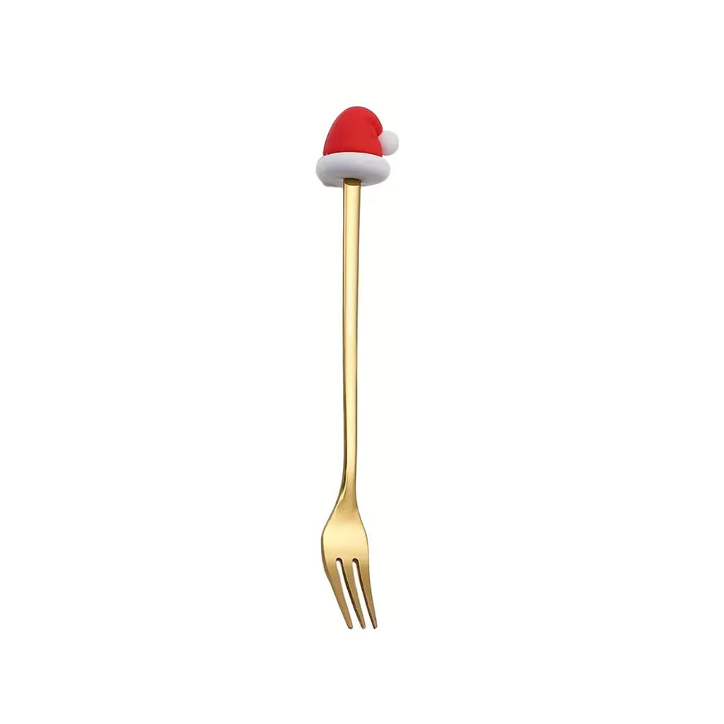 Tenedor Gorro Santa 3D