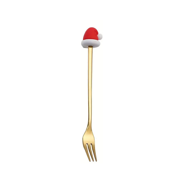 Tenedor Gorro Santa 3D
