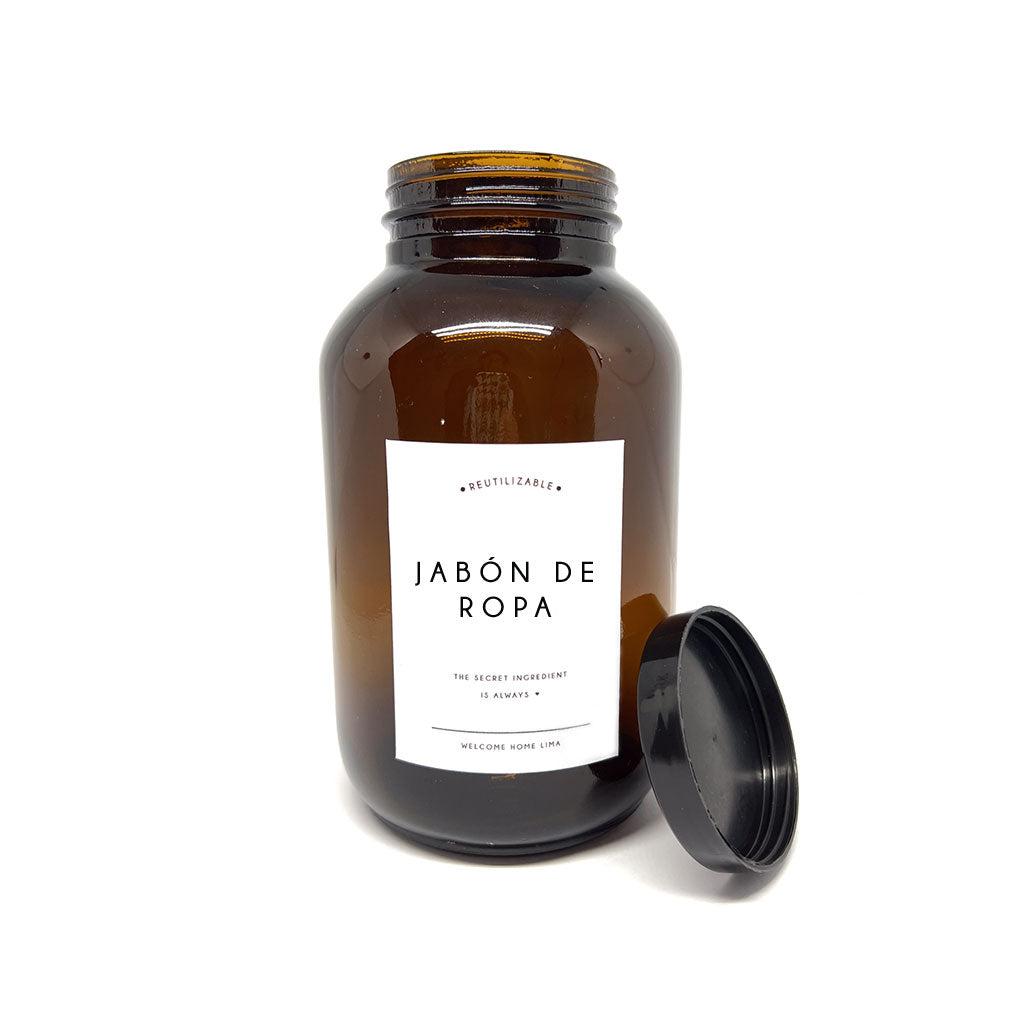 Frasco Boca Ancha Jabon de Ropa 1000ml