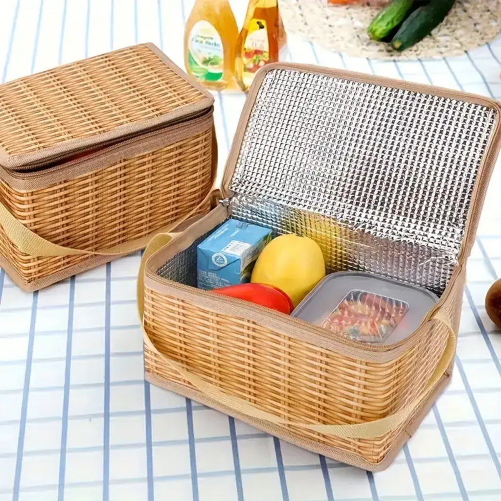 Mini Cooler Mimbre