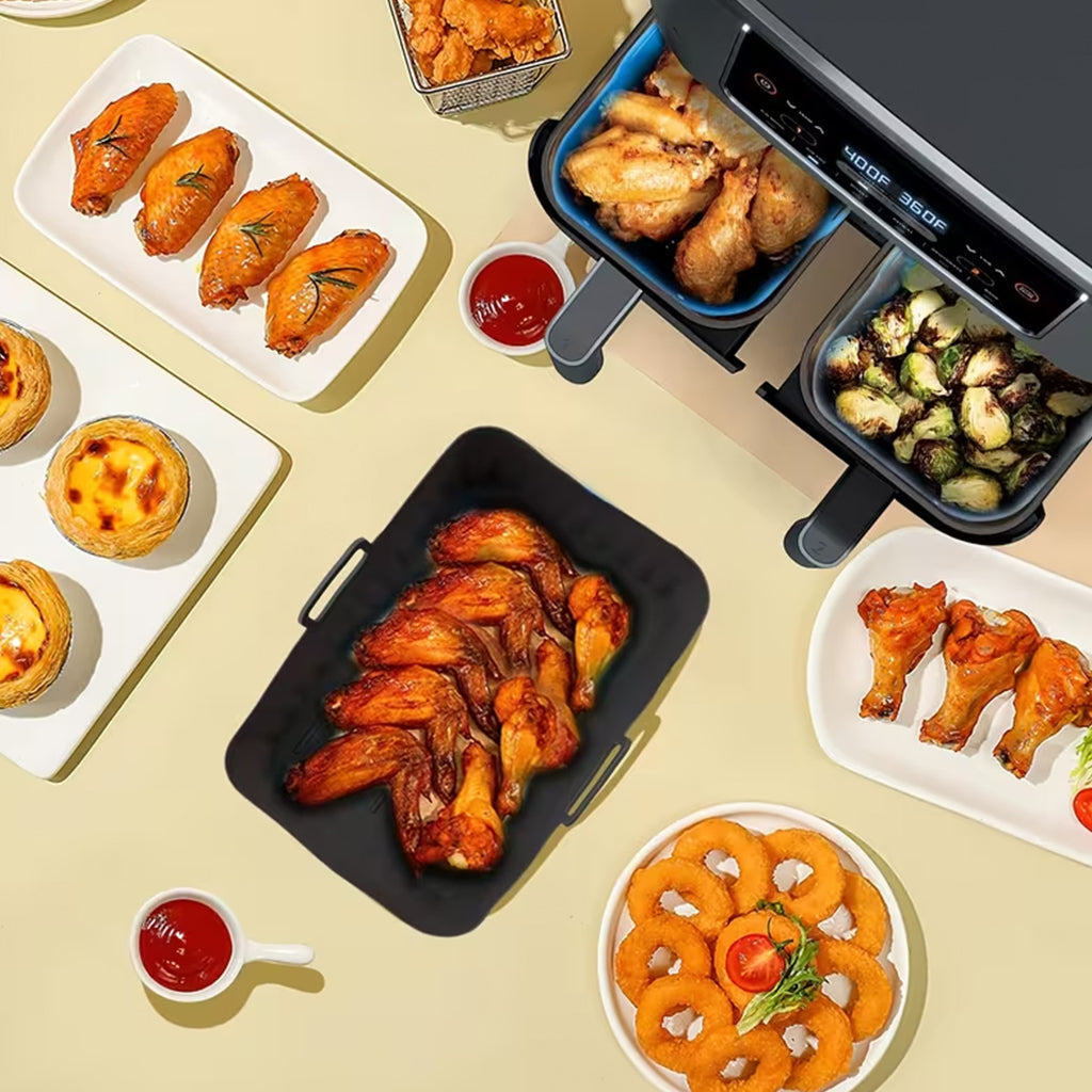 Molde Flexible Rectangular para Air-Fryer