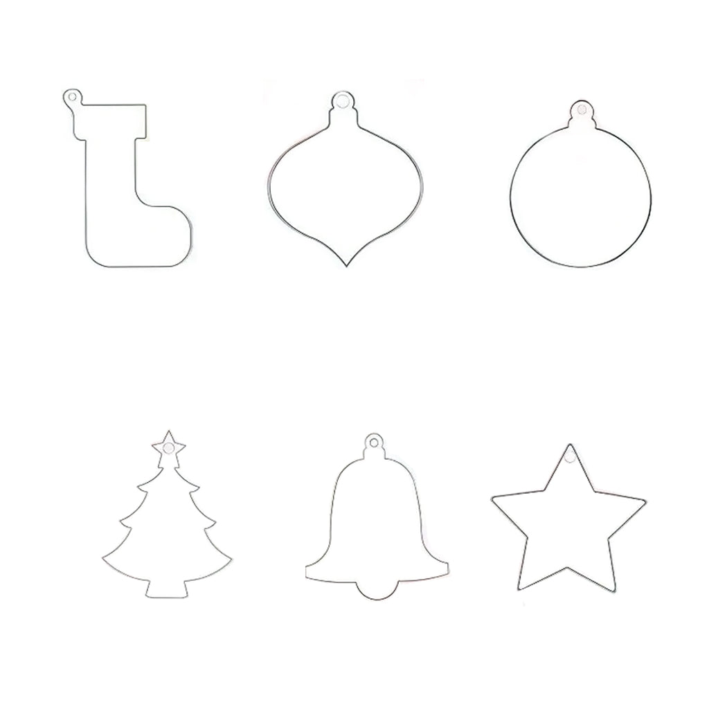 Set 12 Acrilicos Navidad Variado | Edicion Limitada