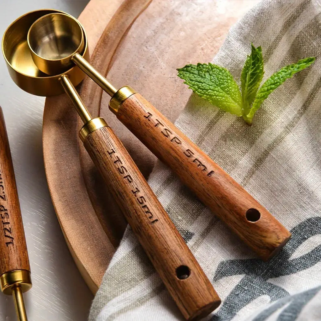 Set Cucharas Medidoras Gold