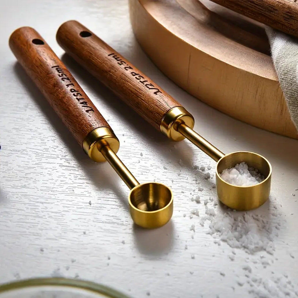 Set Cucharas Medidoras Gold