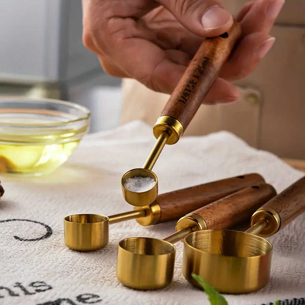 Set Cucharas Medidoras Gold
