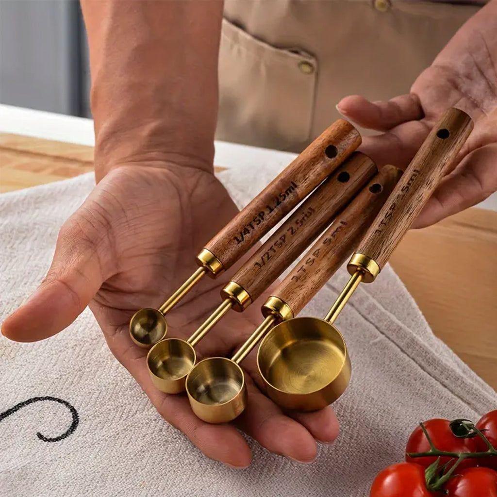 Set Cucharas Medidoras Gold
