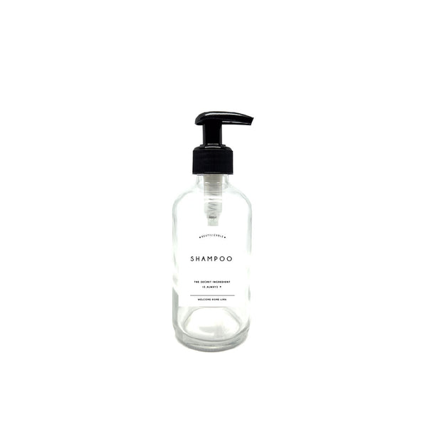 Frasco Shampoo Dispensador Transparente 250ml