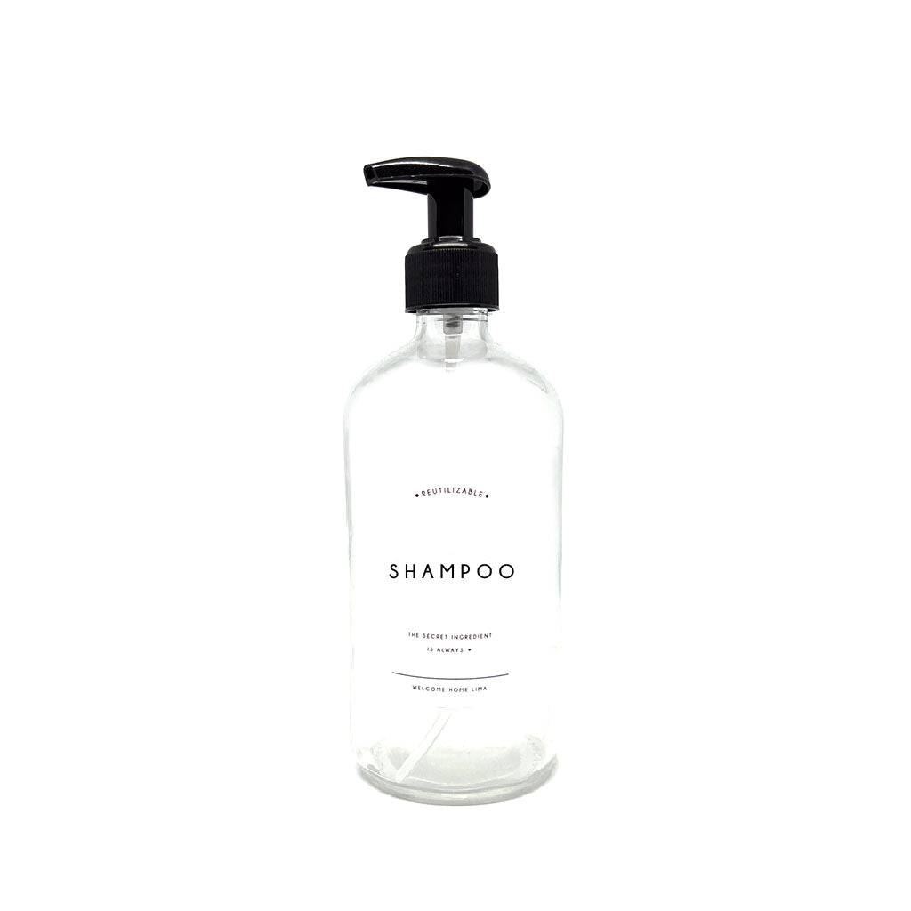 Shampo Ransparente Frasco Shampoo Dispensador Transparente 500ml – Welcome Home Lima