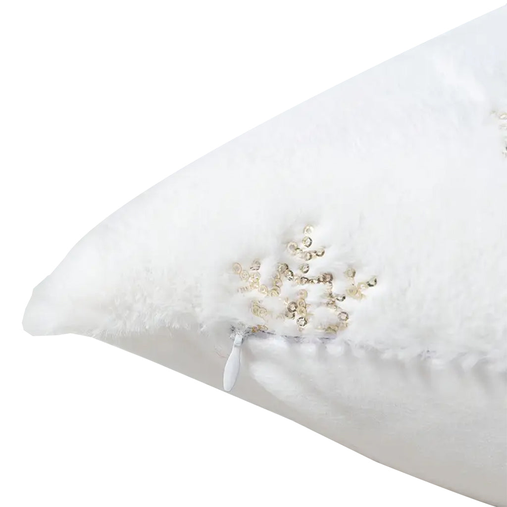 Cojin Snowflake Gold