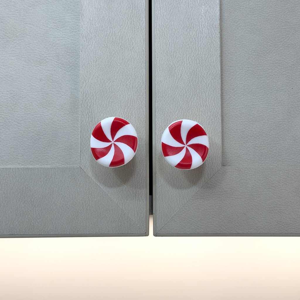 Set 2 Cobertores Caramelo de Navidad Para Perillas