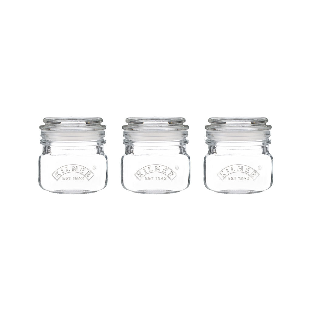 Set 3 Frascos Push Top Kilner 250ml