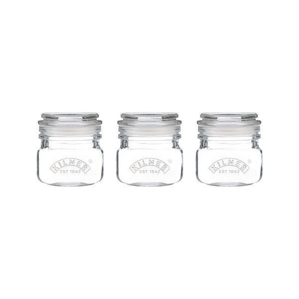 Set 3 Frascos Push Top Kilner 250ml