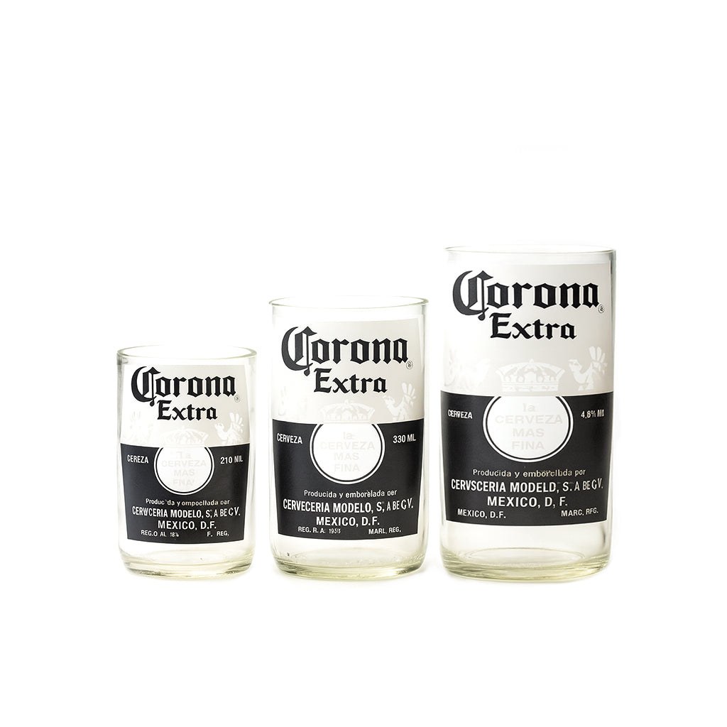 Set 3 Vasos Corona Reciclados