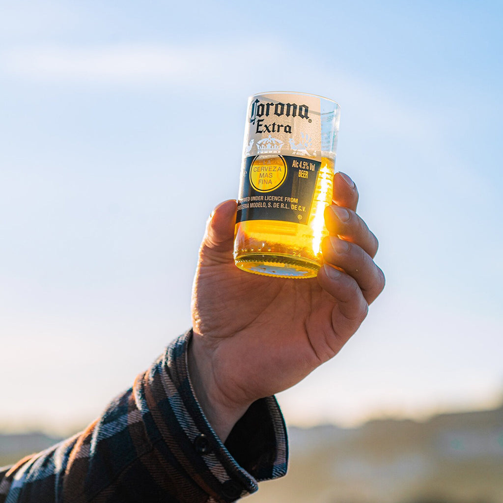 Set 3 Vasos Corona Reciclados