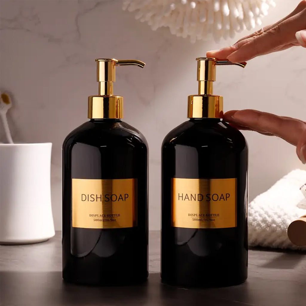 Set Premium 2 Frascos de Plastico Cocina 500ml