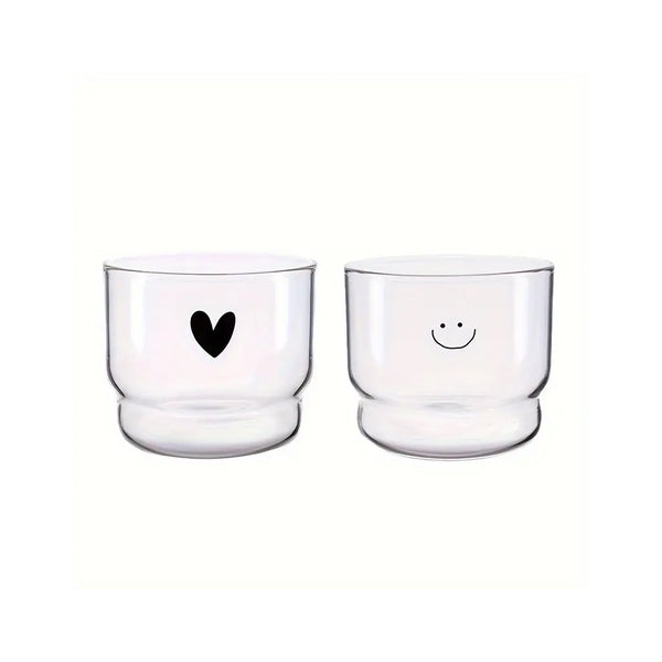 Set de 2 Vasos de Vidrio 300ml
