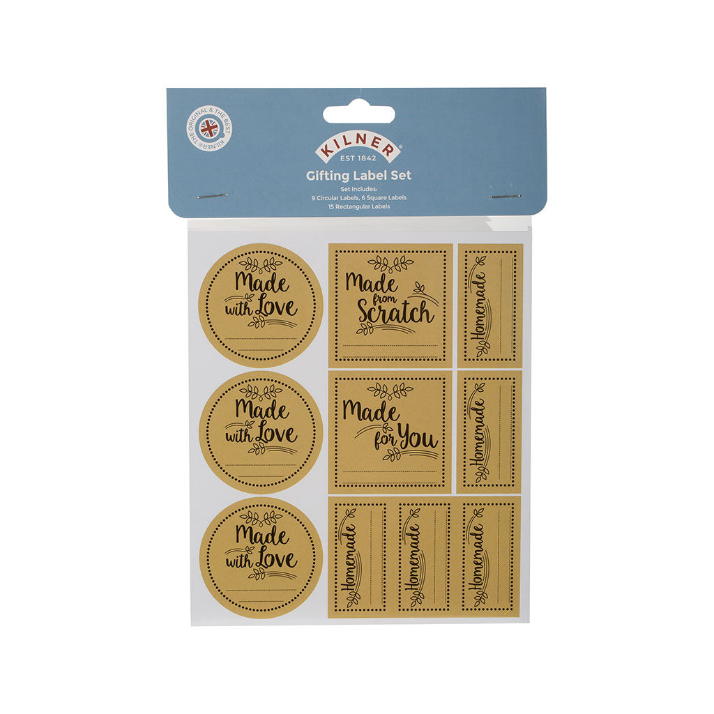 Set de 30 Etiquetas Adhesiva para Regalo Kilner