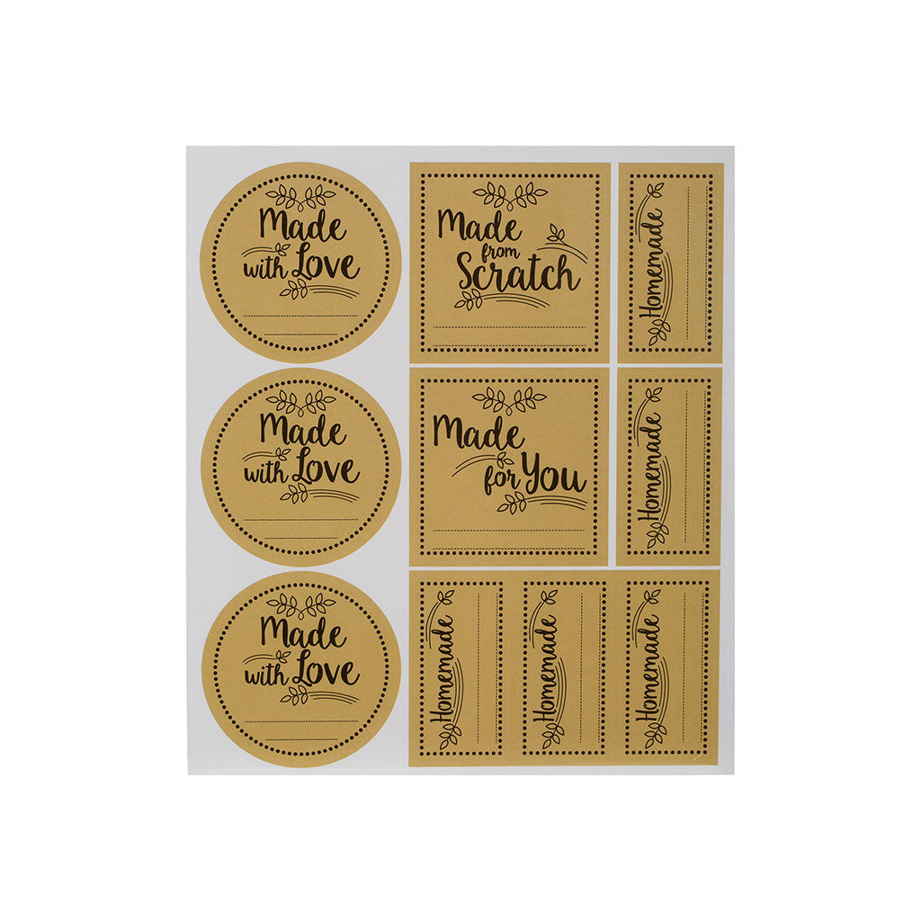 Set de 30 Etiquetas Adhesiva para Regalo Kilner
