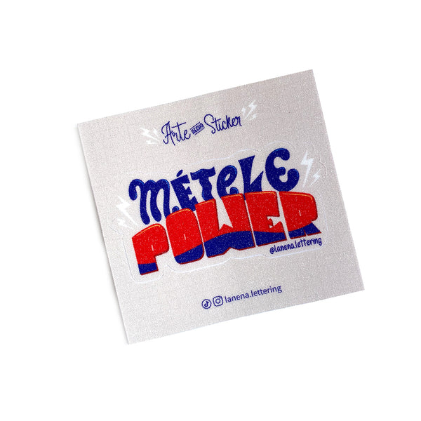 Sticker | Métele power