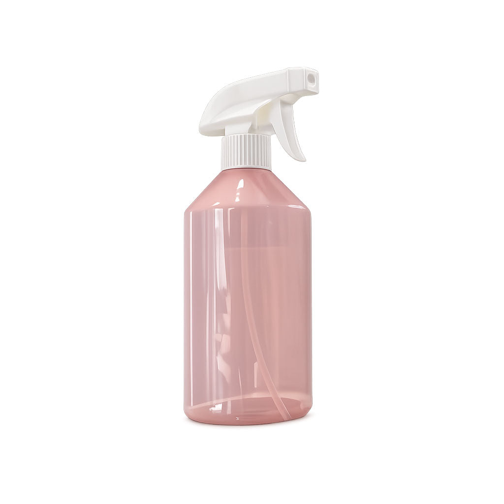 Frasco de Plastico Rosa con Spray 500ML