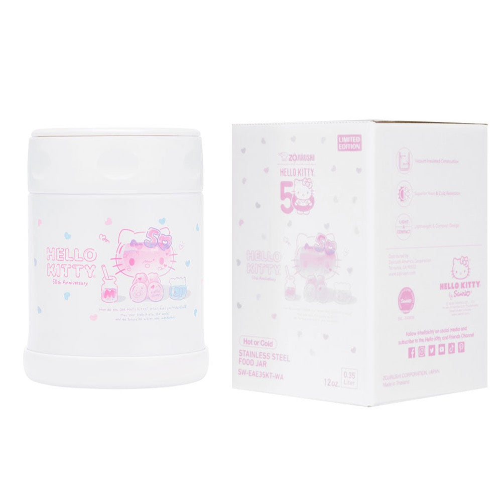 Termo Lonchera 1 Division 350ml Hello Kitty Edición Aniversario 50th