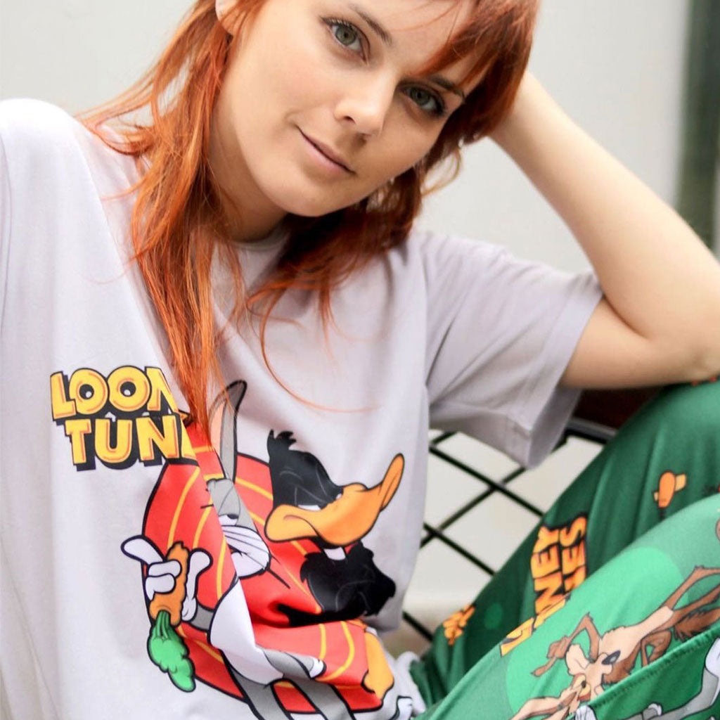 Pijama Looney Tunes (Pantalon + Polo Manga Larga) | Talla M