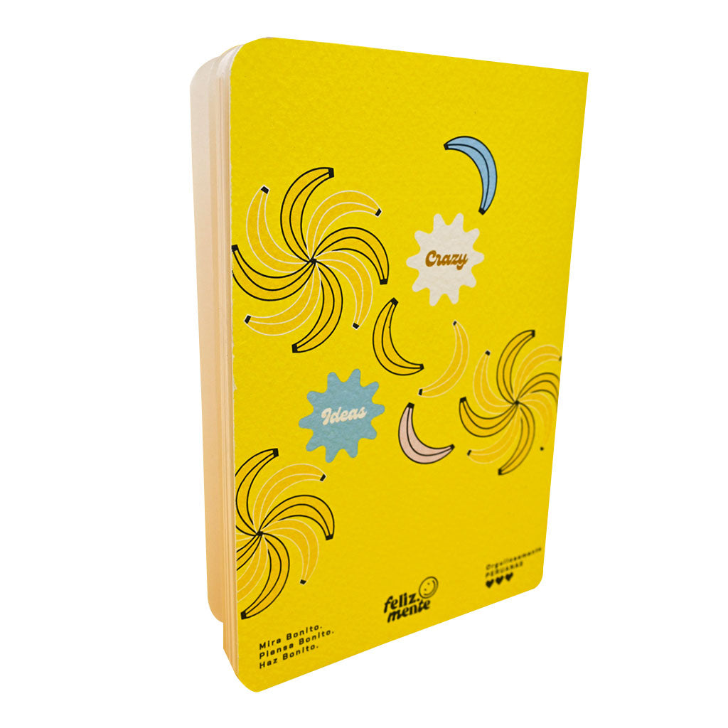 Libreta Pocket Plátanosss Amarillos