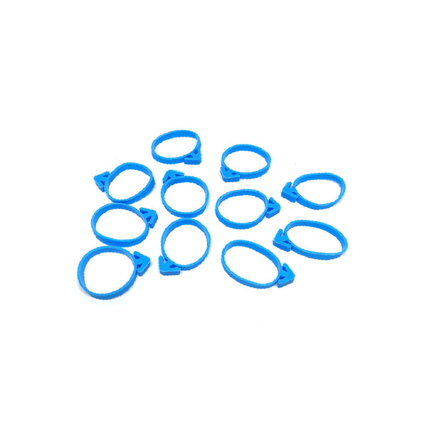 Set 10 Lazos Silicona Para Bolsas