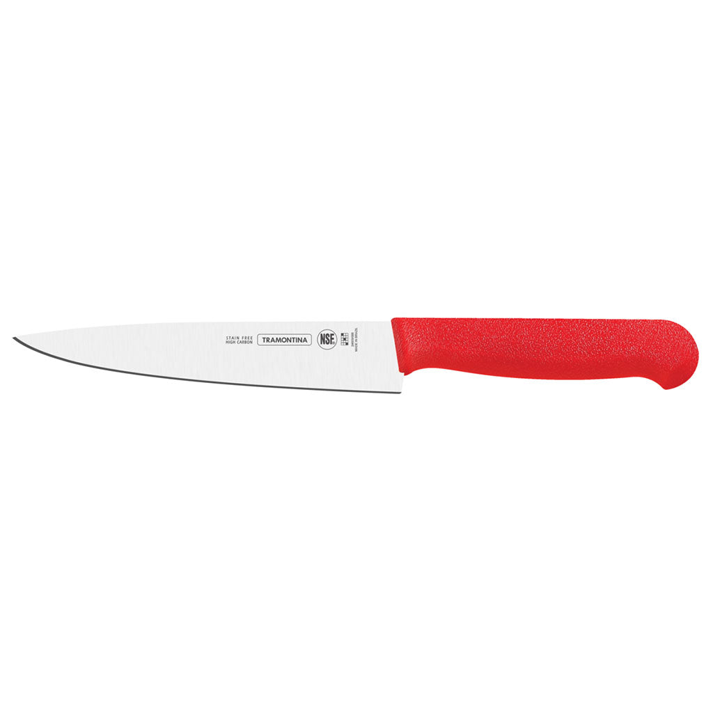 Cuchillo Master Pro Cocina 8" Rojo