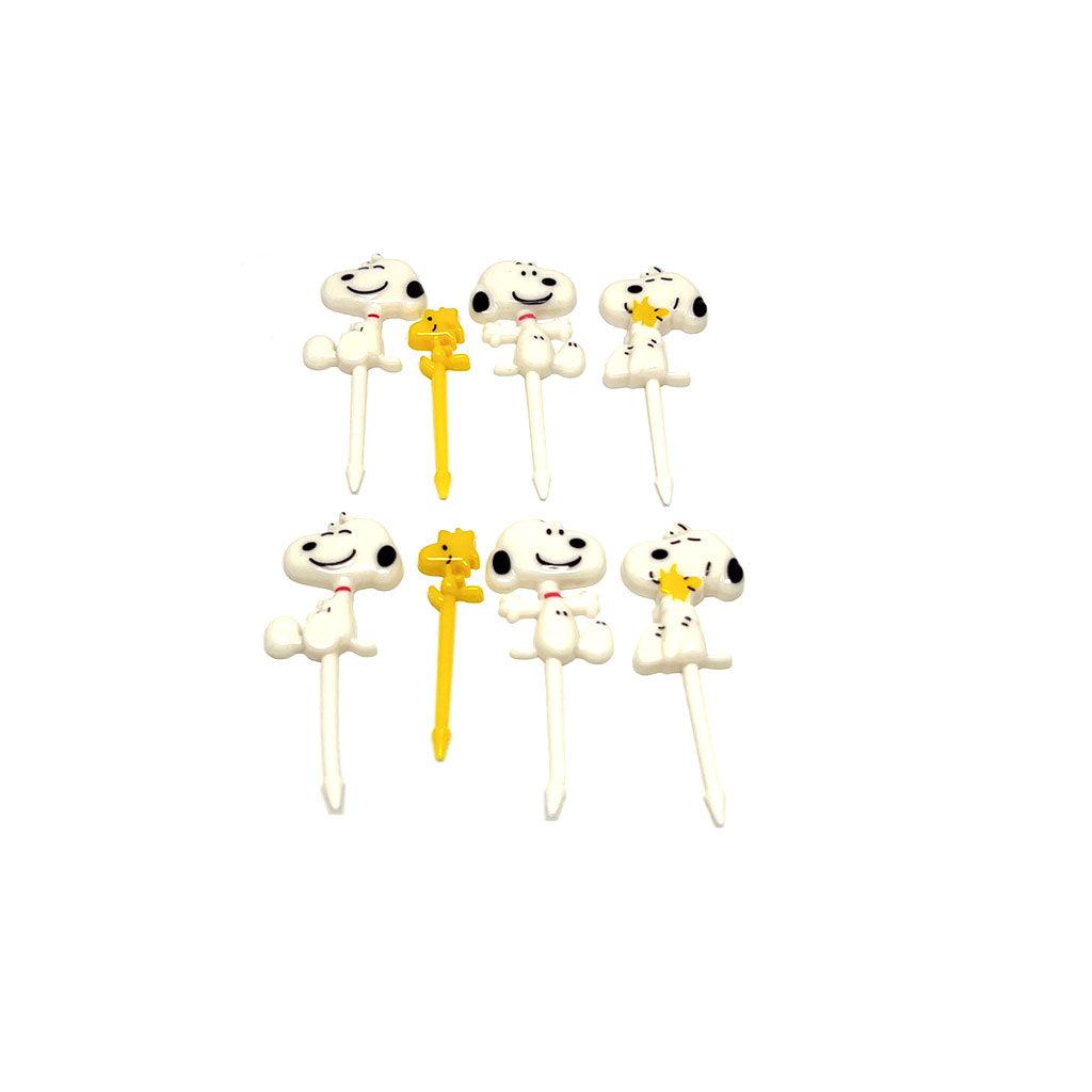 Set 8 Mini Tenedores Lunchbox Snoopy