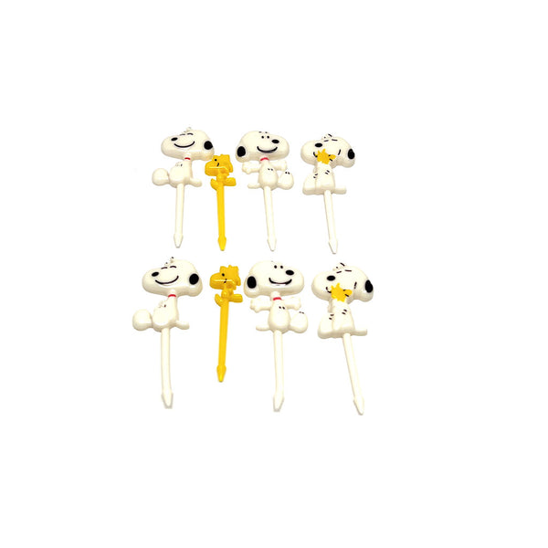 Set 8 Mini Tenedores Lunchbox Snoopy