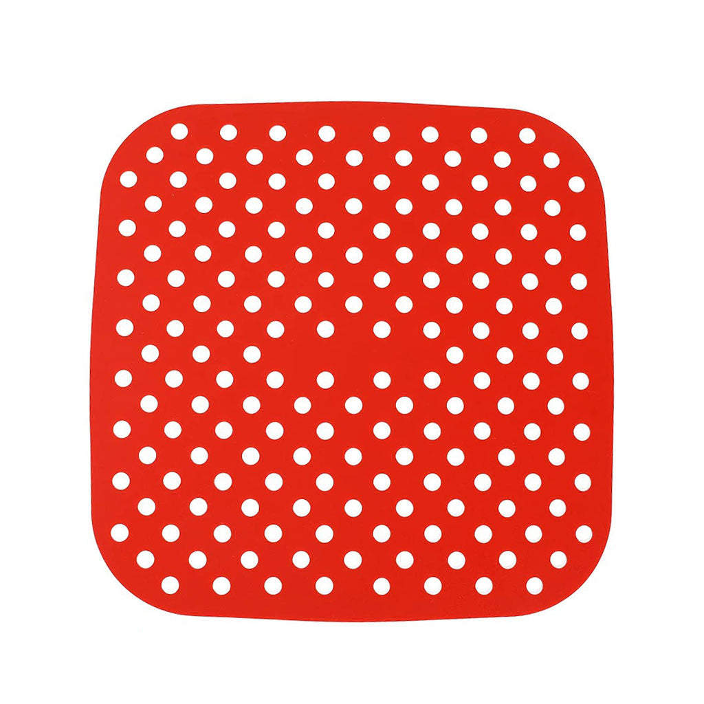Pad silicona Cuadrado Rojo Air-Fryer 19cm 1mm