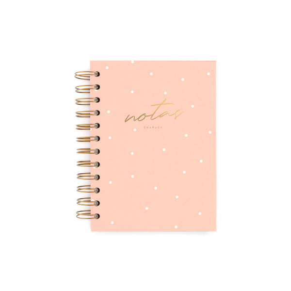 Cuaderno Mini Rosa Puntos