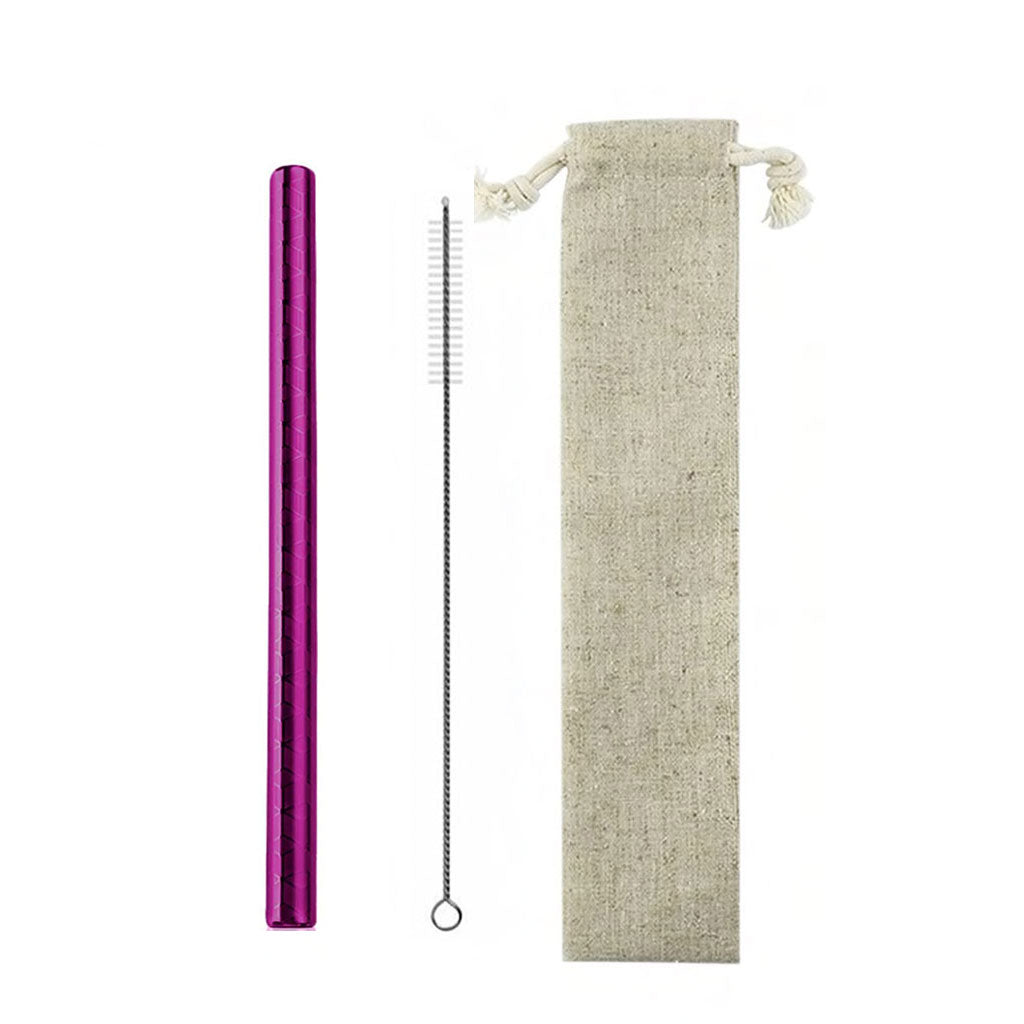 Eco-Straw de Acero XL Violeta
